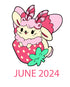 Strawberry Mothbunny (June 2024)