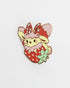 Strawberry Mothbunny Enamel Pin (June 2024)