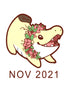 Wreath Croconana pin  (November 2021)